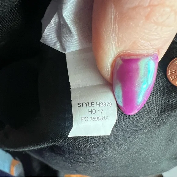 J. Crew 9” High rise toothpick black skinny pants 32T tall EUC - Picture 4 of 4